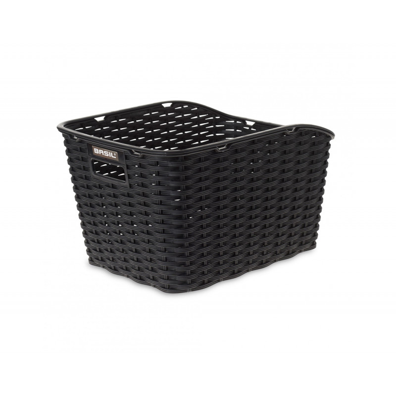 Panier Arrière BASIL WEAVE WP REAR BASKET Noir